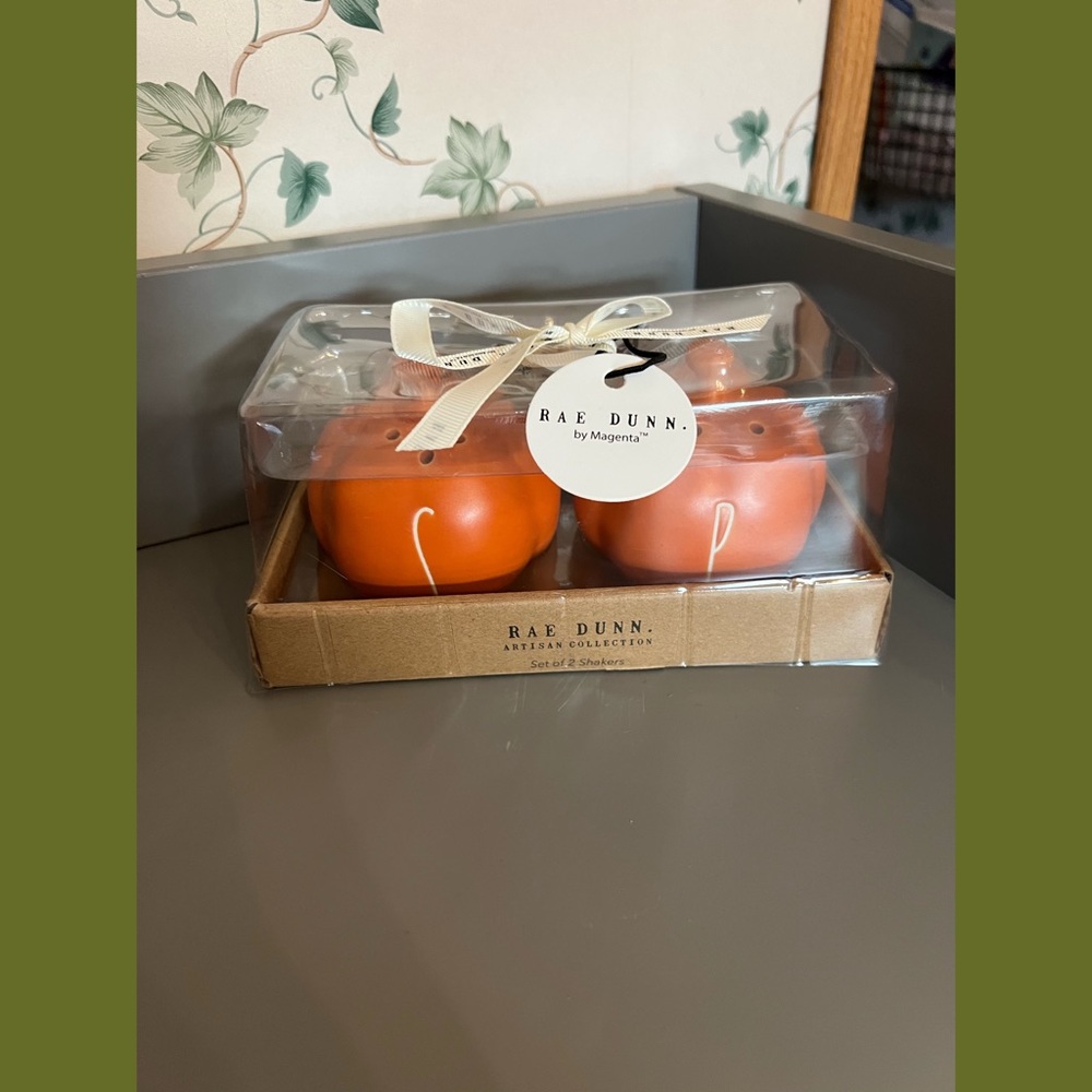 Rae Dunn Salt and Pepper Pumpkin Shakers